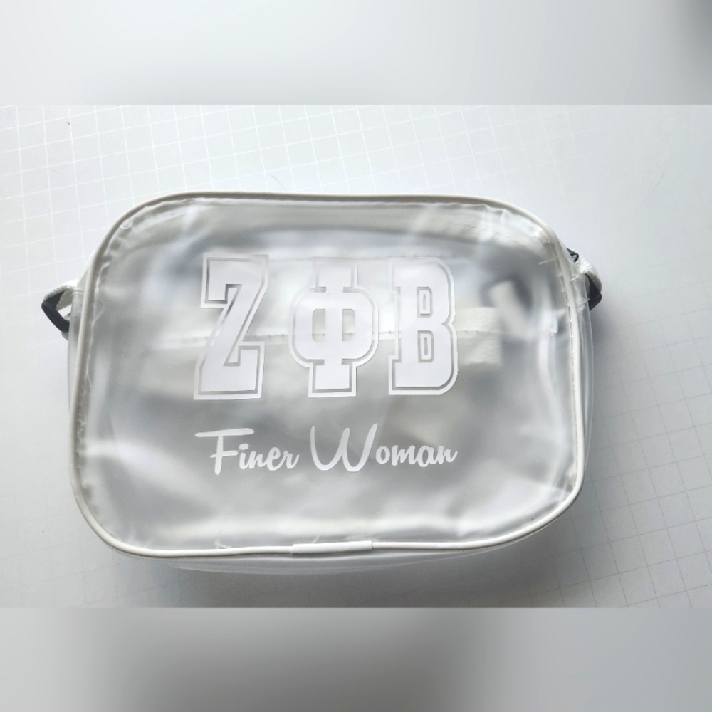 Zeta Phi Beta White Fannie Pack